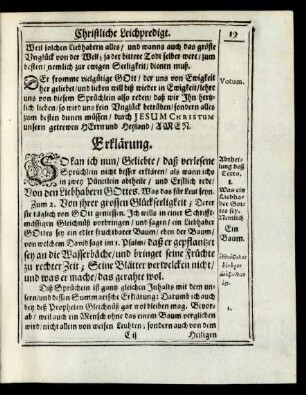 Erklärung. [I. Was ein Liebhaber Gottes sey.]