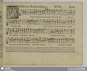 XVII. Gloria et honore