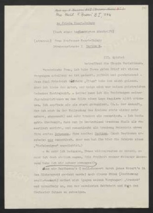 Brief an Frieda Kwast-Hodapp, 25.04.1922