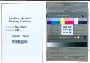 Entnazifizierung Rudolf Paeusch , geb. 04.05.1913 (Feinmechaniker)