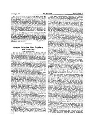 Goethes Gedanken über Erziehung und Unterricht : (zum 28. August 1932)