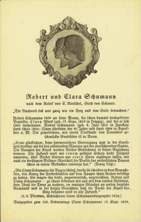 Robert und Clara Schumann