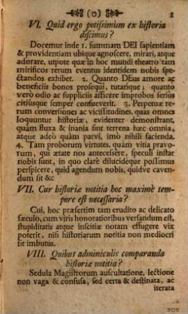 Rudimenta Historica, Sive Brevis, facilisque Methodus Iuventutem Orthodoxam notitia Historica imbuendi : Pro Gymnasiis Societatis Jesu In Germaniae Superioris Provincia, 1. Historiae Biblicae