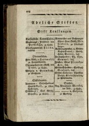 Adeliche Stifter