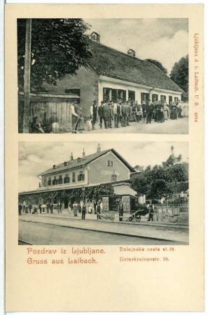 Laibach. Unterkrainerstraße