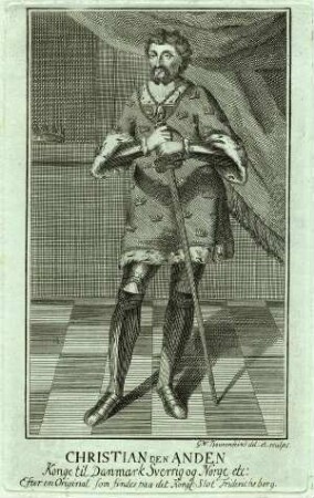 Bildnis von Christian II (1481-1559), König von Dänemark