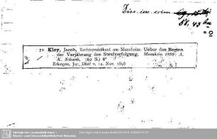 Dissertationes iuris criminalis 0058,43bn