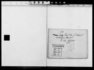 . Briefe an Landgraf Ludwig IX. von seiner Gemahlin Karoline: Briefe an Landgraf Ludwig IX. von seiner Gemahlin Karoline (7 Briefe)