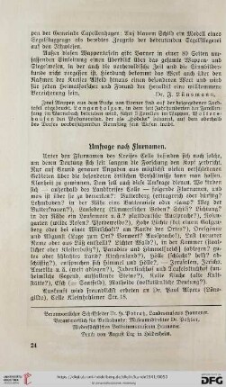 Umfrage nach Flurnamen