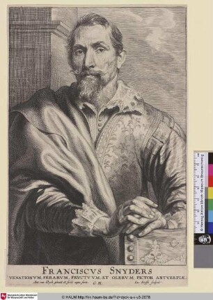 Franciscus Snyders [Porträt des Malers Frans Snyders; Frans Snyders; Portret van Frans Snyders]