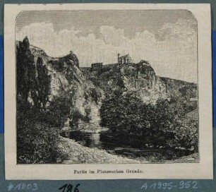 Blick vom Plauenschen Grund auf die Begerburg