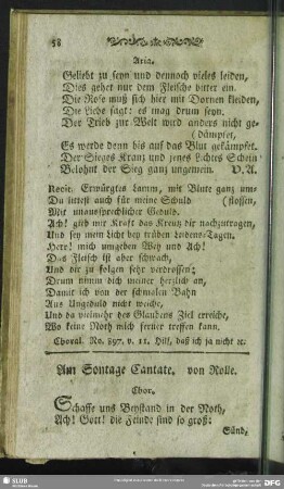 Am Sontage Cantate