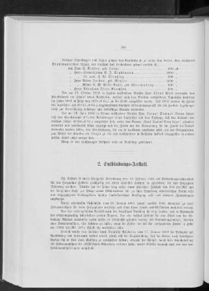2. Entbindungs-Anstalt.