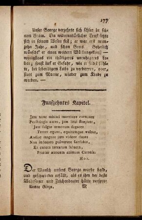 Funfzehntes Kapitel.