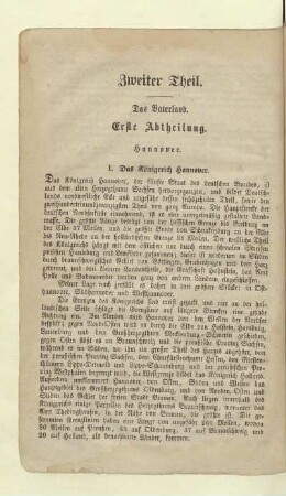 Zweiter Theil