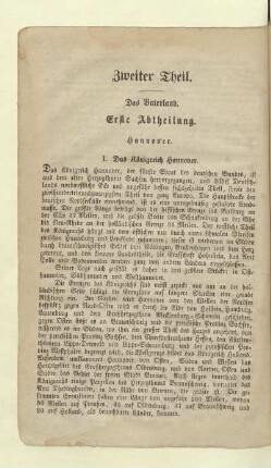 Zweiter Theil
