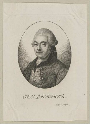 Bildnis des Magnus Gottfried Lichtwer