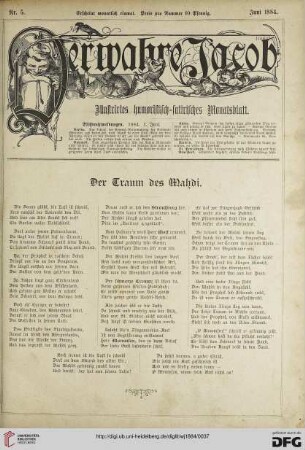 Nr. 5 (Juni 1884)