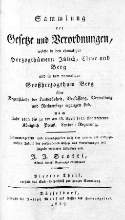4: ... Sach-Verzeichniß zur ganzen Sammlung