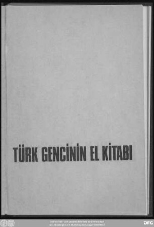 Türk gencinin el kitabı