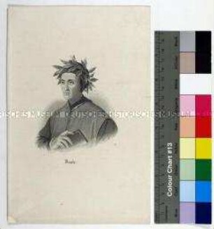 Porträt des italienischen Dichters Dante Alighieri
