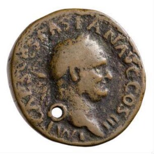 Münze, As, 71 n. Chr.