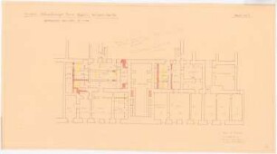 Auswärtiges Amt, Berlin-Mitte Umbau: Teilgrundriss Kellergeschoss 1:100