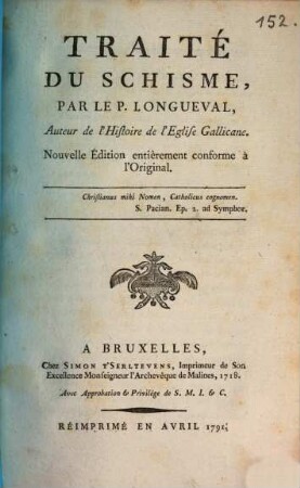 Traité du schisme