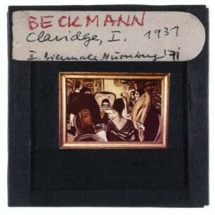 Beckmann, Claridge I