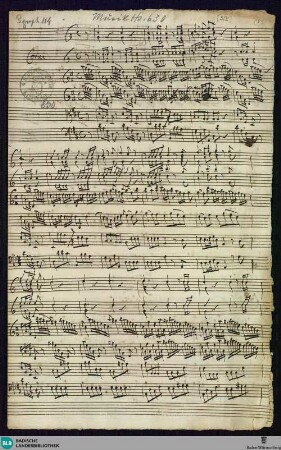 Symphonies - Mus. Hs. 630 : orch; D; BrinzingMWV 7.150