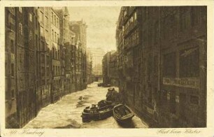 Alt-Hamburg - Fleet beim Hüxter