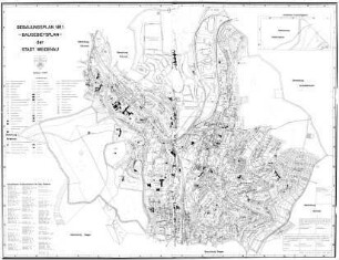 Bebauungsplan der Stadt Weidenau Nr. 1