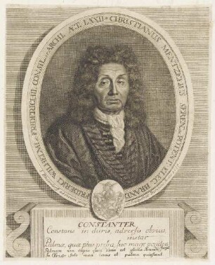 Bildnis des Christianus Mentzelius
