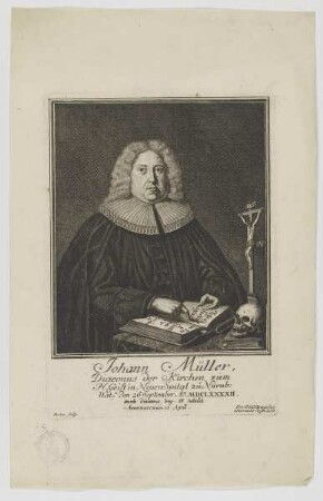 Bildnis des Johann Müller