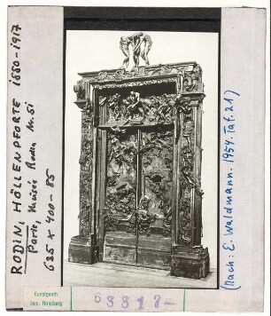 François Auguste René Rodin: Höllenpforte. Paris, Musée Rodin