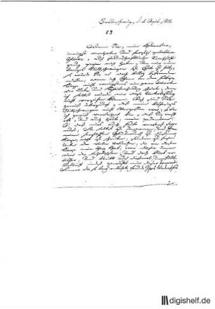 89: Brief von Johann Joachim Eschenburg an Johann Wilhelm Ludwig Gleim