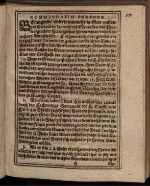 Commendatio Personae