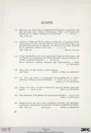 Stoffe (Nr. 153-173)