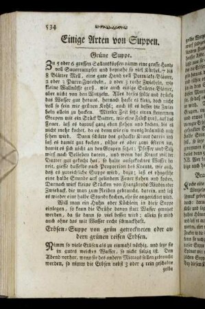Einige Arten von Suppen.