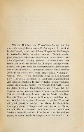 Ueber die Vorzüge der Behandlung beweglicher Hernien mit Alkoholinjektionen vor der radicalen Operation : Inaug.-Diss.