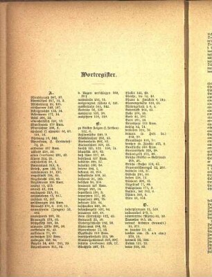 Wortregister.