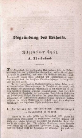 Begründung des Urtheils.