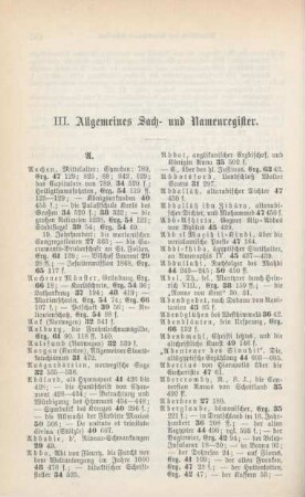 132-464 Allgemeines Sach- und Namensregister