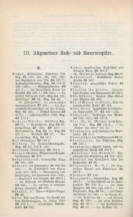132-464 Allgemeines Sach- und Namensregister