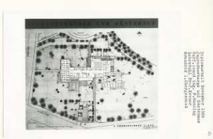 Jugendherberge und Gästehaus, Berlin-Westend (Diplomarbeit bei Willy Kreuer): Grundriss 1. Obergeschoss 1:200