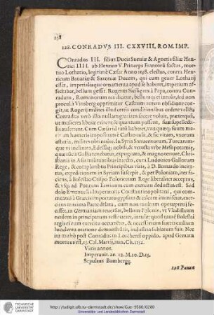 128. Conradus III. CXXVIII. Rom. Imp.