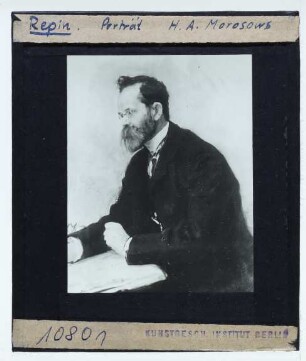 Repin, Porträt von N. A. Morosow (Портрет Н.А.Морозова) (1910) : Nikolai Alexandrowitsch Morosow