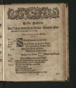 [Erster Aufftritt. - Siebenzehender Aufftritt.]