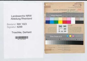 Entnazifizierung Gerhard Troschke , geb. 16.02.1904 (Jurist)