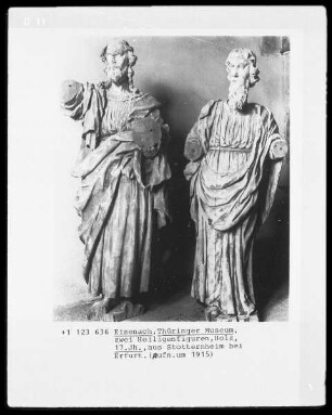 Zwei Heiligenfiguren